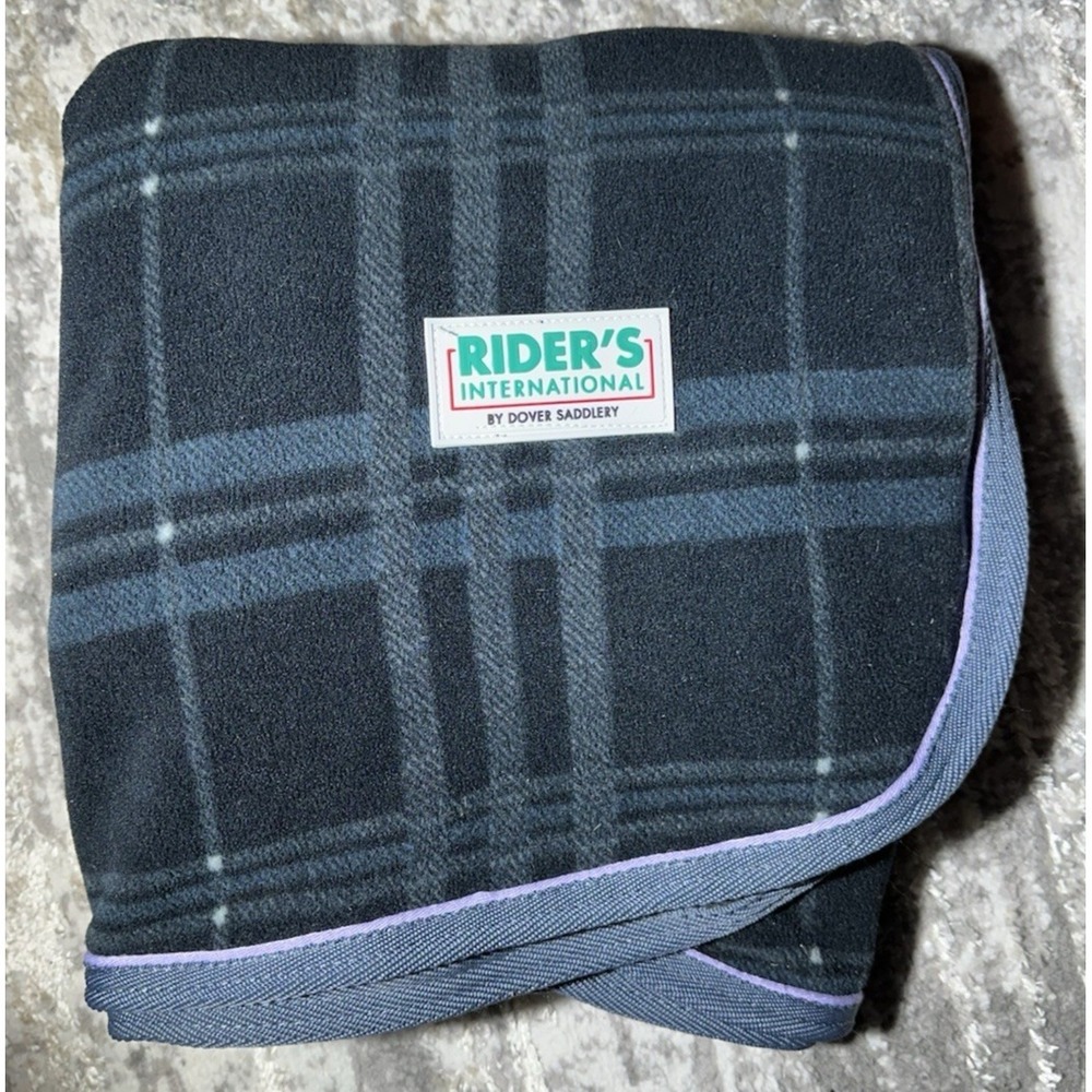 Riders International-Dover saddlery fleece horse blanket Size Medium (55" L)Used